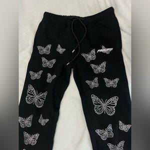 Black butterfly sweats